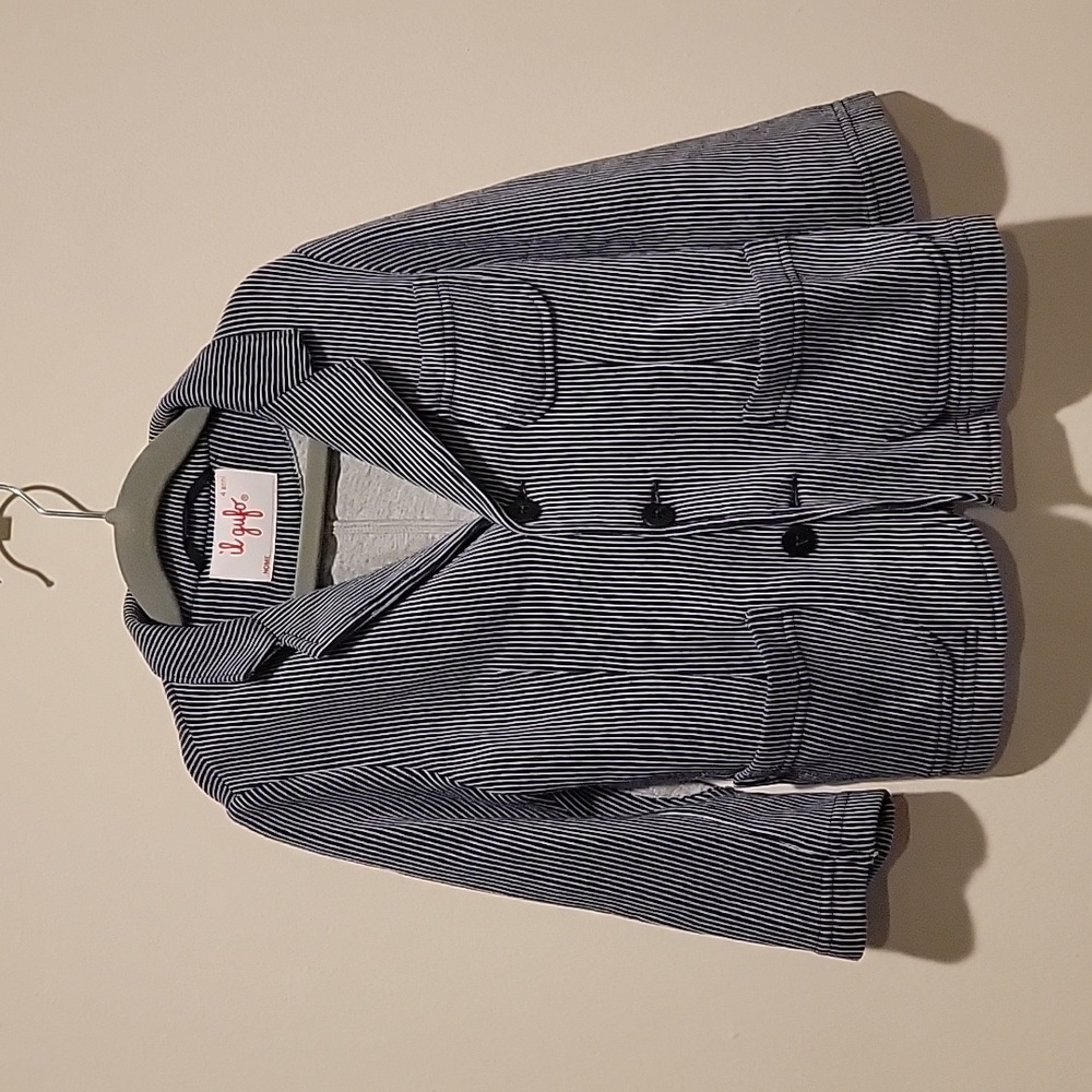 IL gufo size 4t blazer pinstripe navy 3 button r Anni